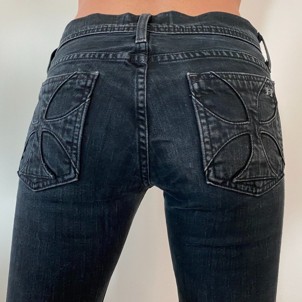 Habitual Black Straight Leg Jeans - Size 26